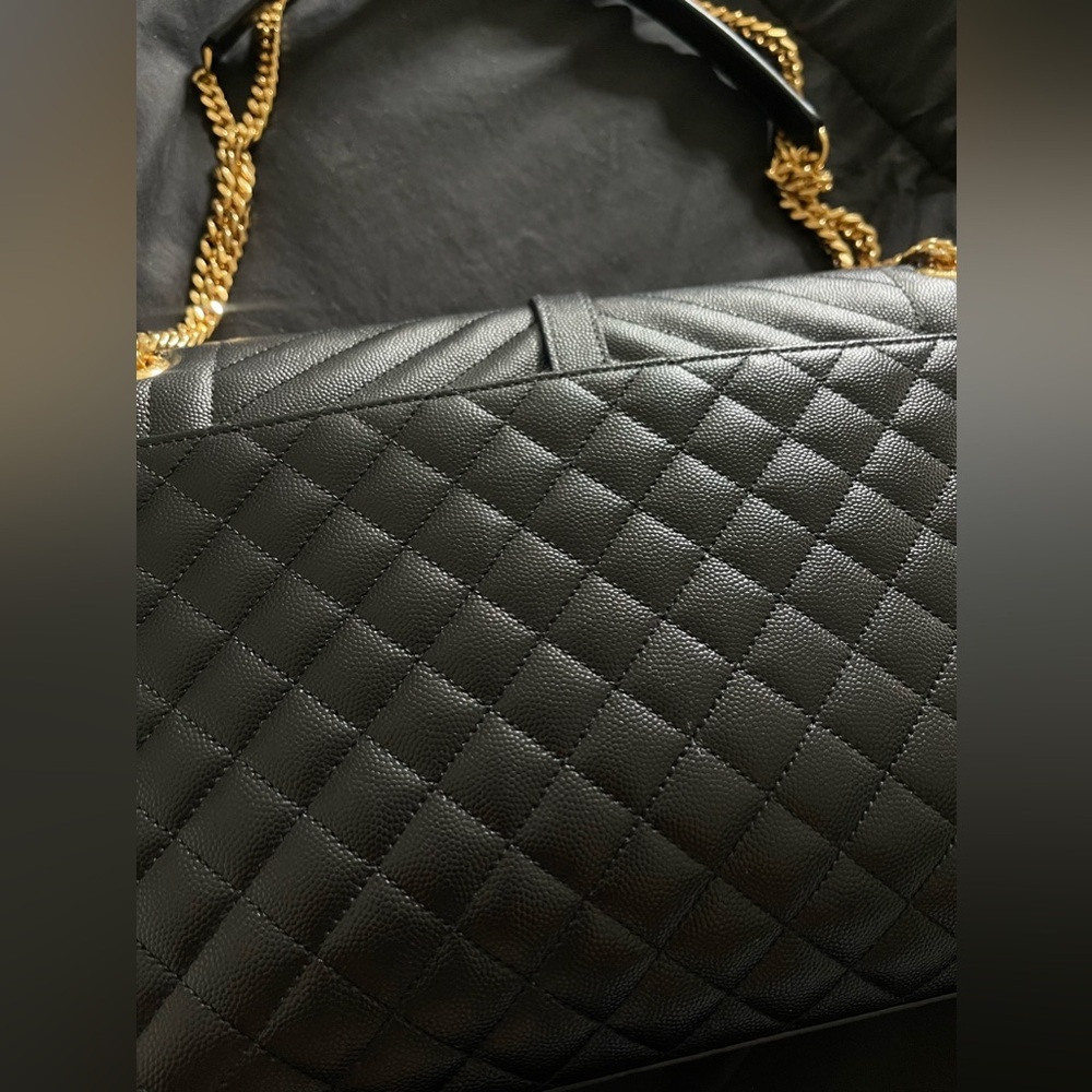 Authentic Saint Laurent Large Shoulder Bag - Picture 2 of 16